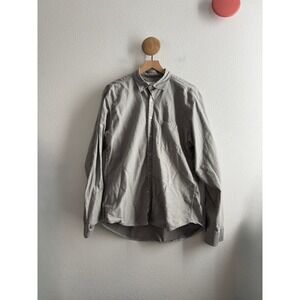 Steven Alan Gray Button Down Long Sleeve Shirt Size XL *Please Read*